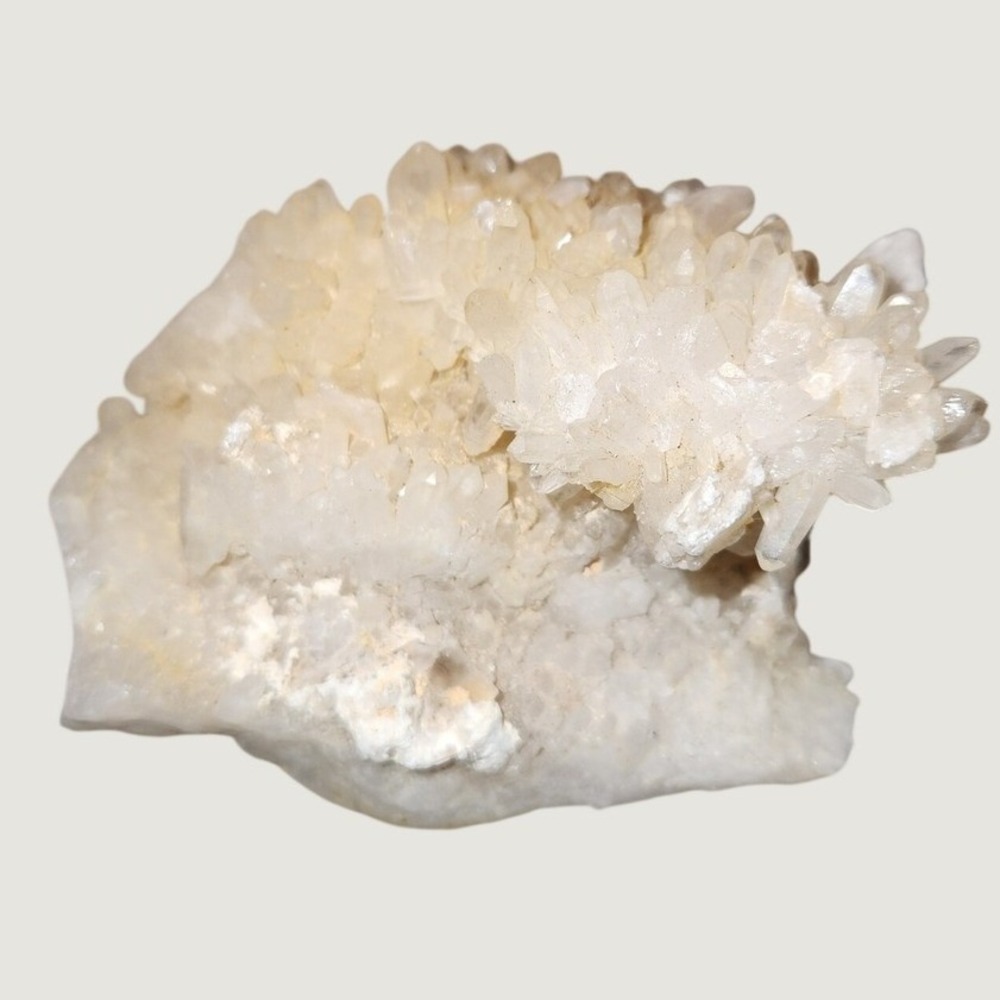 Natural Raw White Quartz Crystal Cluster Specimen 3 Inch Mineral Decor